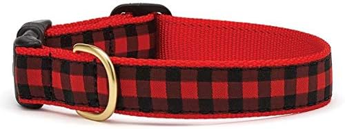 Up Country Buffalo Check Dog Collar (XL Wide)