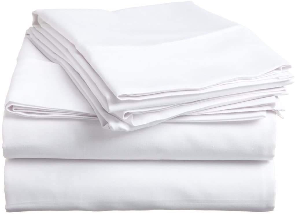 Ardenia Bedding Sheets Set Queen Size 4 PCs Bed Sheets Set, 400-TC 100% Cotton Single Ply Compact Ya
