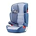 Kinderkraft Seggiolino Auto JUNIOR FIX, con Isofix, Poggiatesta Regolabile, per Bambini da Gruppo 2/3, 15-36 Kg, Blu