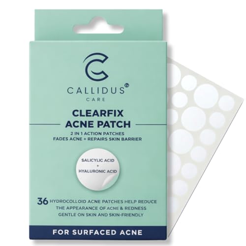 Callidus Care Clearfix Acne Patches for Face – Hydrocolloid Pimpl...