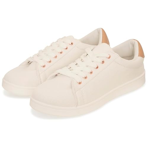 Ex High Street Brand Lace Up Women Shoes Canvas, Womens Trainers Low Top Flat Sneakers Women Gym Sports Pumps Ladies Trainers