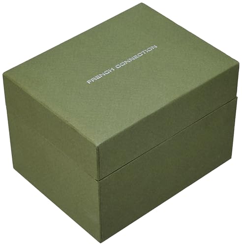 Image of French Connection Men Green Dial Analogue Watch & Bracelet - FCW06GR