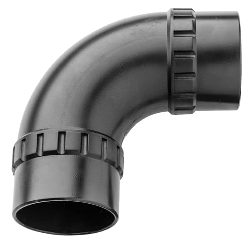 Dust Right Ready-Mount 2-½” 90 Degree Elbow - Durable, Easy-to-Use Two Hose Connector - Secure Wood Shop Dust Collection System for Holding and Allows Positioning at Just About Any Angle