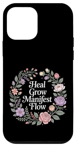 Heal Grow Manifest Flow �X�s���`���A���ȃE�F���l�X�̍l���� �X�}�z�P�[�X iPhone 12 mini �p