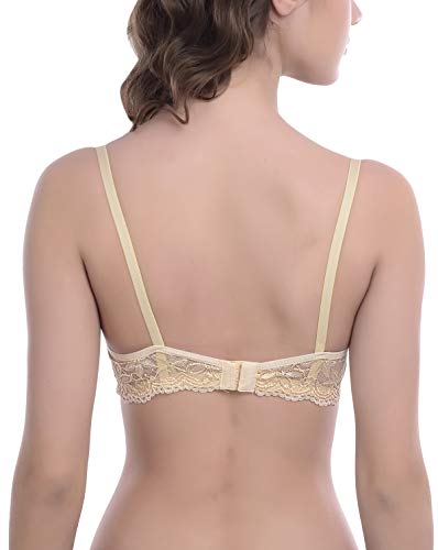Image of FIMS - Fashion is my style Women Lace Padded Bra Lightly Pad Full Coverage