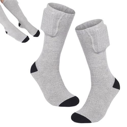 Calcetines térmicos para mujer | Calcetines con calefacción USB para clima frío - Calefacción eléctrica, calentador de pies portátil para esquí, senderismo, caza