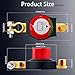 2025 New Top Post Battery Disconnect Switch,12-48V Car Battery Kill Switch,Terminal Blocks are .67in and .83in,Battery Disconnect Switches are Mainly Used in Automobiles, Rvs, Boats, Solar Panels