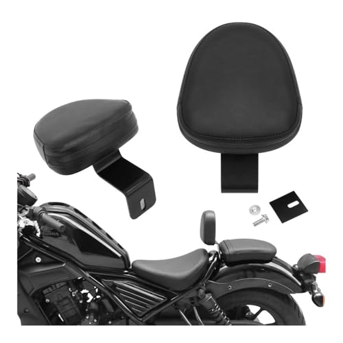 Coussin dossier moto en cuir PU premium confort Rebel 500 CMX300 2017-2022 - 2