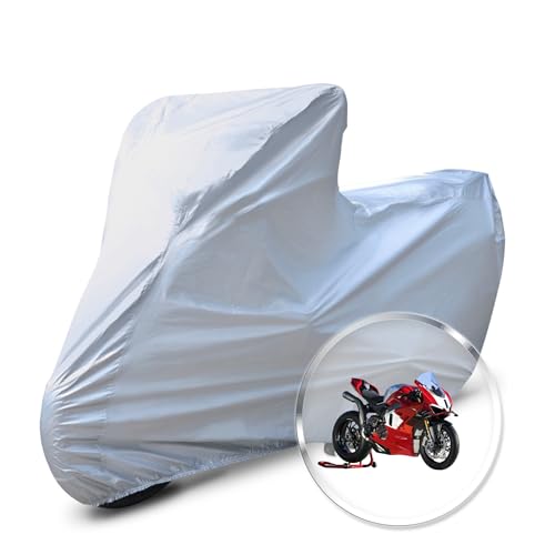 Image of Neodrift 'CrystalMax' Bike Cover for Ducati Panigale V4 (All-Weather Motorcycle Protection, Water & UV Resistant, Dustproof, Windproof).
