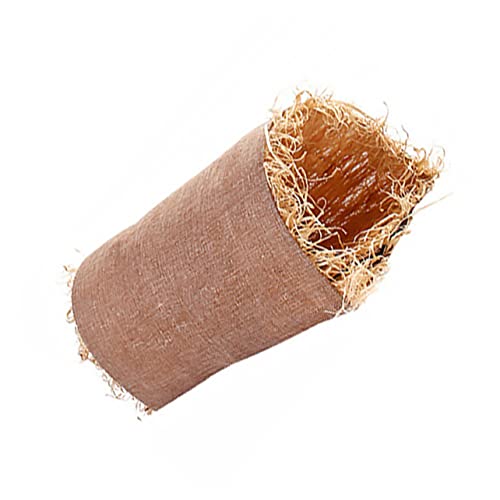 SOIMISS Tunnel Für Kaninchen Aus Natürlichem Strohmaterial Kaninchengrasnest Hasentunnelnest Als Schutzraum Und Schlafplatz Für Kleine Haustiere