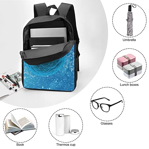Sac à dos de personnalité mode aux finitions graphiques 3D - 6