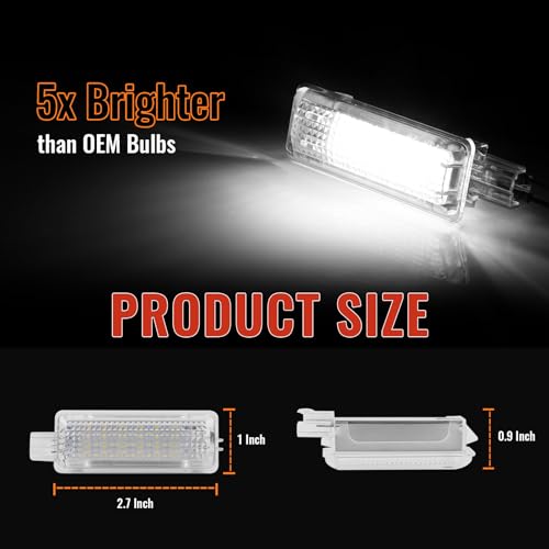 Luz LED para maletero 2 Pcs para Ford Mustang Fusion Escape Focus miniatura 4