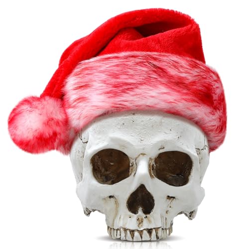 Chicingyou Christmas Santa Clown Hat Costume Accessories Scary Christmas Hat Horror The Killer Clown Cosplay Costume Props Party Supplies for Party Event Gathering