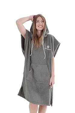 AMAZON - Pacifique Sud – Poncho Surf Green Sleeveless – Medium Size – 100% Cotton – Made in Portugal