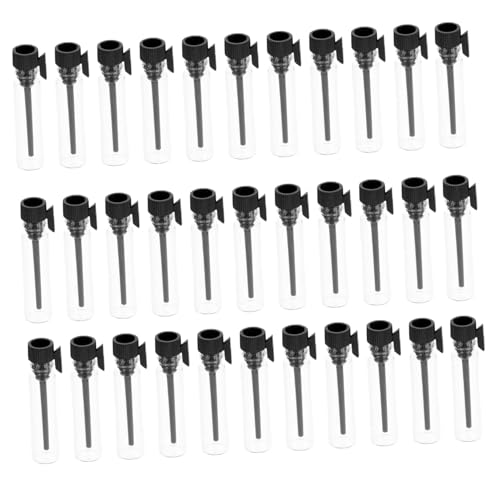 Housoutil 100piezas De De Vidrio Frascos De Aceite Esencial...