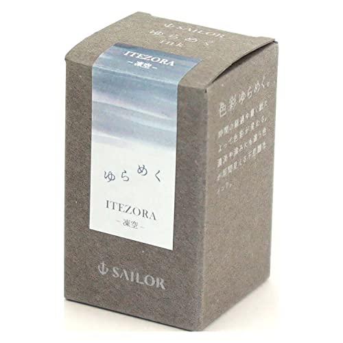 Sailor 13-1529-206 Fountain Pen, Bottle Ink, Flickering Ink, Frozen Sky, Itezora Dye, 0.7 Fl Oz (20 Ml) #TOP1