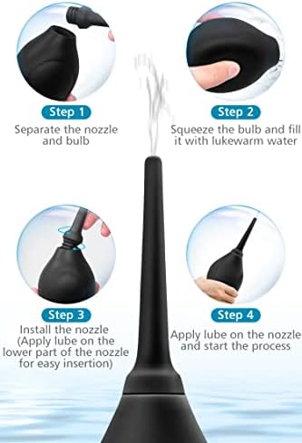 442ML Silicone Cleansing Bottle, Anti-Backflow Bulb, Large Capacity, Soft & Reusable for Men and Women — view 3