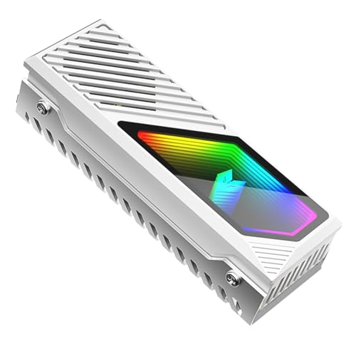 Enfriador de Disco Duro de Aluminio con Ventilador ARGB Disipador M.2 PCIe