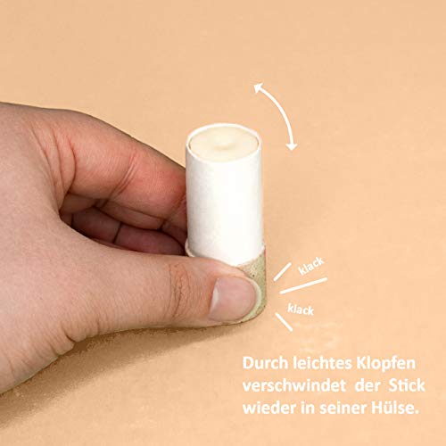 puremetics Biologische lippenbalsem "Natural" | Zero Waste | 100% natuurlijk, veganistisch & plasticvrij | lipbalsem | biologisch gecertificeerd | zonder plastic - Afbeelding 5