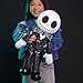 Disney Tim Burton's The Nightmare Before Christmas Large 19-inch Jack Skellington Plush Stuffed Animal, Mettalic Finish, Soft Toys for Fans, Girls, Boys, Kids Ages 3 and Up by Just Play