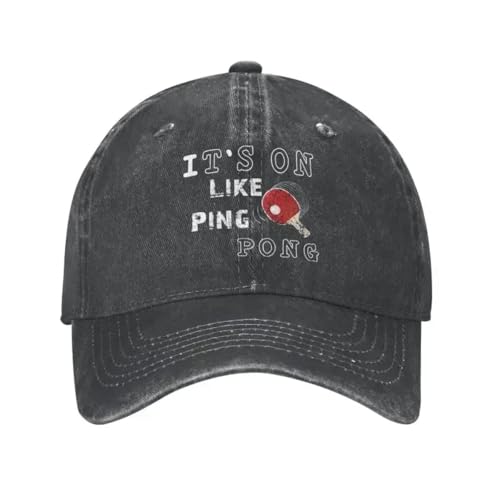 Casquette de baseball de ping-pong en coton respirant pour homme et femme protection solaire
