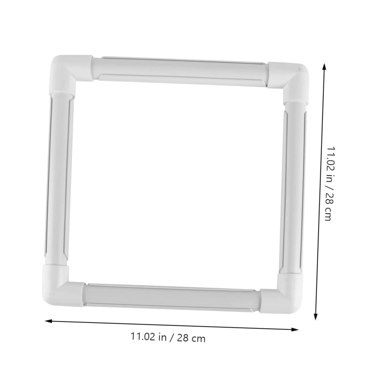 LALAFINA 1pc Square Plastic Embroidery Hoop Frame Stand for Quilting DIY Embroidery Cross-Stitch