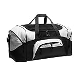 Port Authority - Standard Colorblock Sport Duffel OSFA Black/Grey