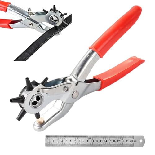 Sacabocados Cuero,Agujeros Cinturon Sacabocados para Cuero,Herramienta Sacabocado para Cinturón,Maquina hacer agujeros cinturones,Apto para cuero,Cinturón,Cartón,Zapatos,Cartera,Rojo Sacabocados Cuero,Agujeros Cinturon Sacabocados para Cuero,Herramienta Sacabocado para Cinturón,Maquina hacer agujeros cinturones,Apto para cuero,Cinturón,Cartón,Zapatos,Cartera,Rojo