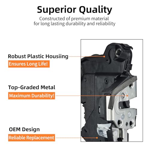 Image of SYERAL Power Door Lock Actuator Front Right Passenger Side 931-403 Latch Motor Replacement for Toyota 4Runner Camry Corolla Tundra Sequoia, Lexus ES350 GS350 LS460 RX450h Scion tC xB xD iQ