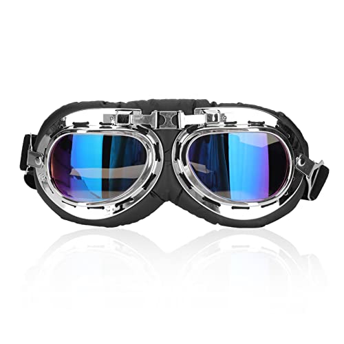 Image of Dog Goggles for Medium Large Dogs, Protective Eyewear with Adjustable Elastic Strap, Foldable Frame, 5 Color Options, Outdoor Eye Protection for Pets, Anti Fog Windproof Dog Sunglasses