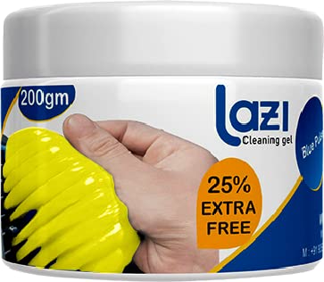 LAZI (Yellow Pack 1) Multipurpose Laptop Keyboard Cleaner Dust Cleaning Kit Slime Gel Jelly Magic Super Clean Gel Keyboard Laptop Car Dashboard Accessories Electronic Gadget Cleaning Gel 200gm (B0BQ6PF3VW) Amazon Price History, Amazon Price Tracker
