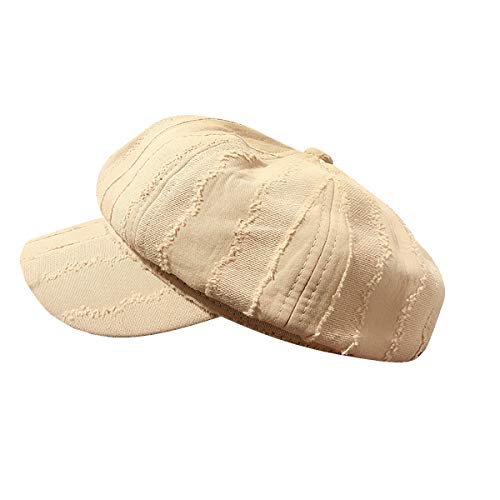 ACVIP - Gorro de béisbol para mujer, vintage, para otoño e invierno Color caqui claro. Talla única Cover