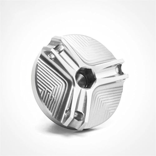 Tapa de depósito de frenos para TMAX 530 y 560: repuesto de aluminio plata
