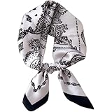 MAIRY Silk Bandanas for Women Head Scarf Hair Neck Scarfs Large Square Bandana Wrapping and Sleeping at Night GBS07205