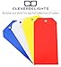 CleverDelights Yellow Plastic Tags - 4.75