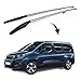 Produktbild OMAC GmbH Aluminium Grau Dachreling Dachgepäckträger für Peugeot Rifter 2019-2021 Kurzer Radstand Relingträger Gepäckträger Fahrzeugspezifisch