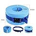 2 Pieces Foam Swim Aquatic Cuffs Equipment Water Aerobics Float Ring with Detachable Hook and Loop Fastener Fitness Workout Set for Swimming Fitness Training Pool Exercise for Arms Ankles