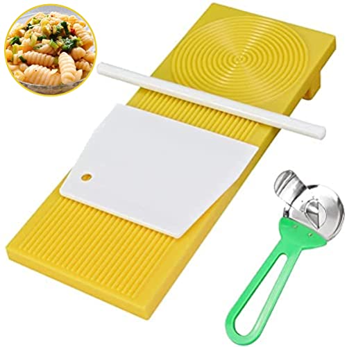 Stylebest Plastic Pasta Macaroni Board, Plastic Gnocchi Boards Tool for Making Macaroni Pasta and Gnocchi Maker Cutter Rolling Pin Manual Kitchen Tool - Image 2