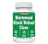Wormwood Black Walnut and Clove Detox Cleanse for Humans | Gut, Colon & Bowel Guard with Pumpkin Seed & Papaya | Lab Tested, Easy to Swallow & Non-GMO | 60 Capsules - Image 1