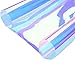 REDODECO BESTERY Adhesive Window Films Holographic Privacy Window Tint Stained Sheets Window Clings Heat Control Anti UV 13inch by 39 Inch