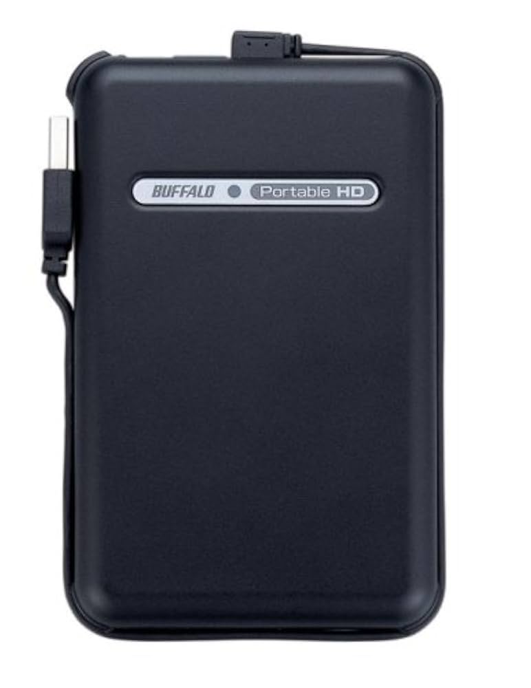 HD-PE320U2-BK」クリスタルブラック(320GB HD-PE320U2-RD/N : ポータブルHDD : MiniStation | バッファロー