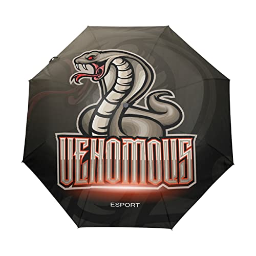 Parapluie automatique pliable Roi Serpent homme femme enfant plage