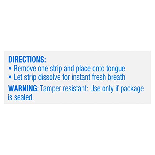 Equate Sugar Free Fresh Mint Breath Strips, 24 count, 5 pack