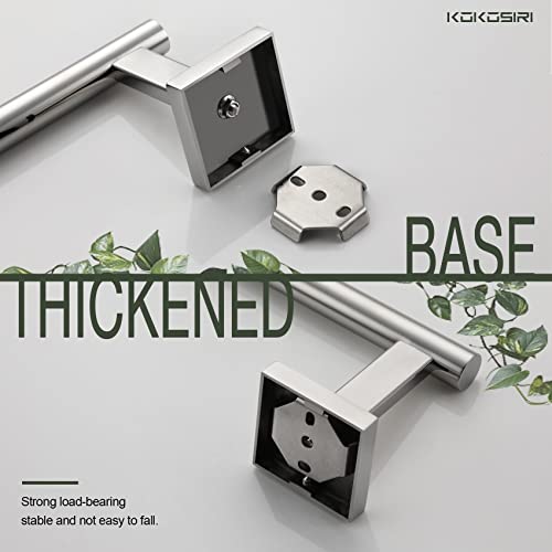 Image of KOKOSIRI Toilet Paper Holder for Bathroom Toilet Roll Holder Hold Mega Rolls Polished Chrome Stainless Steel B2005CH