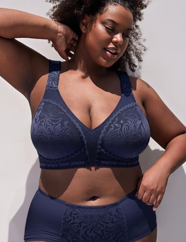 Image of Wingslove Women's Full Coverage Non Padded Comfort Minimizer Wire-Free Bra Plus Size
