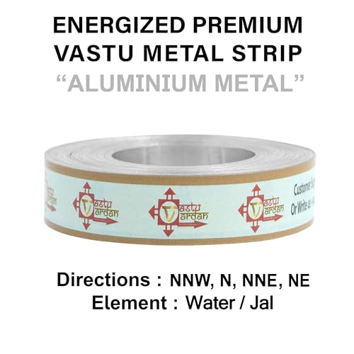 Image of Vastu Aluminium Strip | 0.5 INCH | Pack of 1 | Strip for Vastu Remedy | Width-12mm, Thickness-0.2mm, Length-25 Feet Approx.
