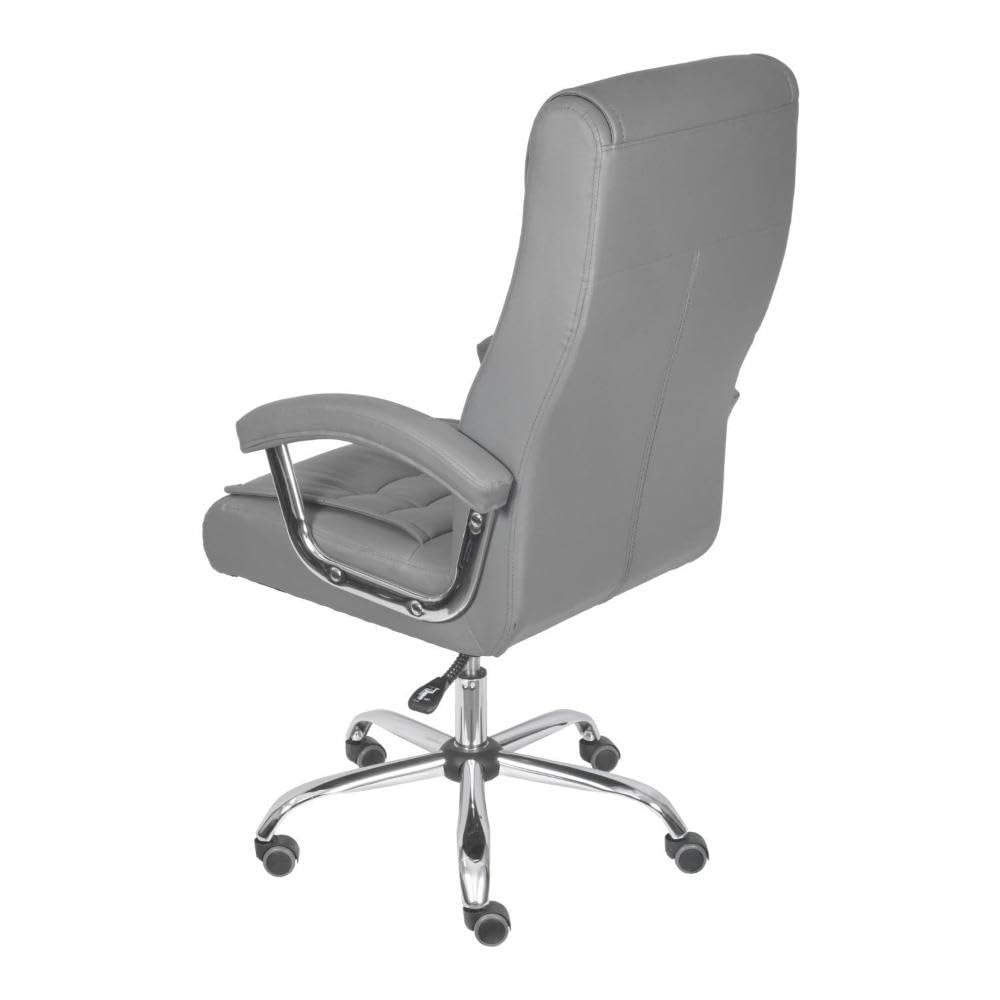 Cadeira Para Escritório com Rodízios e Molas Office Oslo Cinza