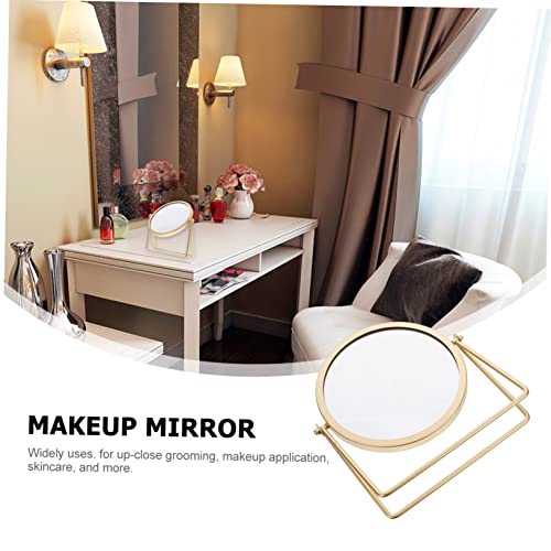 Miroir de maquillage pivotant de table rond pour bureau et coiffeuse - 7