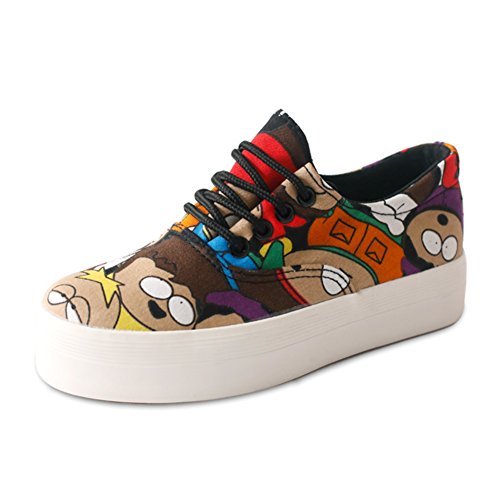 Chaussures de bande dessinée en toile pour en finir avec les pieds douloureux en automne