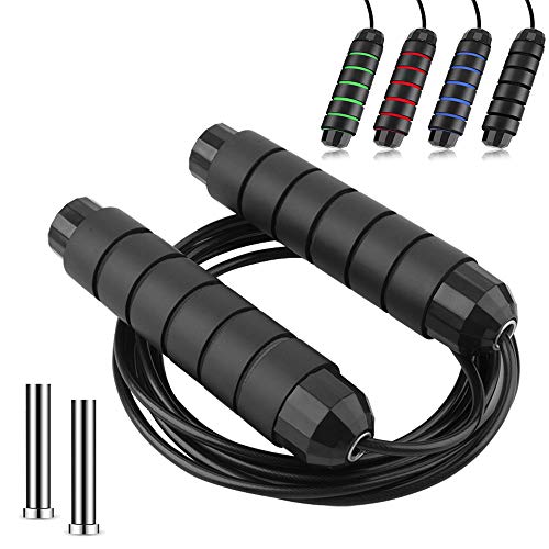 縄跳び トレーニング用 ヘビーロープ なわとび 長さ調整可 エクササイズ フィットネス